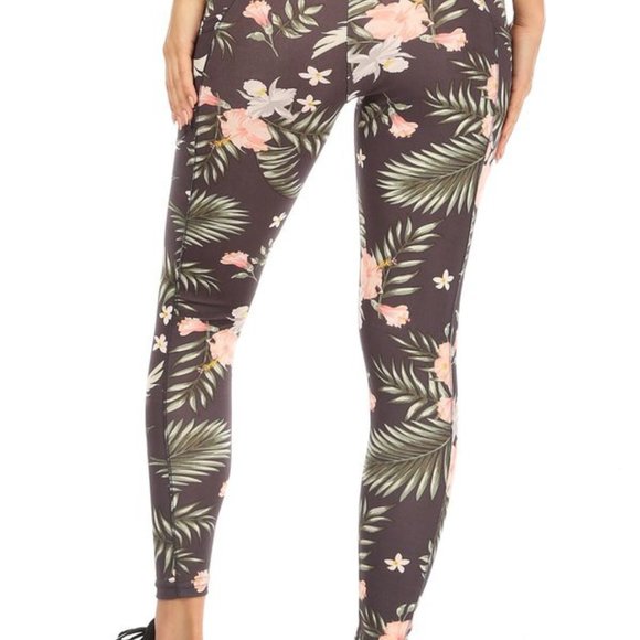 Floral Sport Leggings - Picture 2 of 6